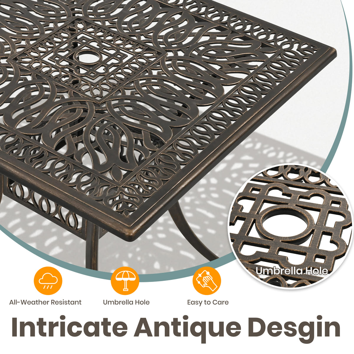 Forge Vintage Dining Set, 5-Piece