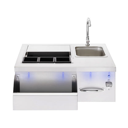 30" Beverage & Prep Station