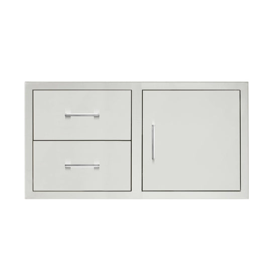 Masonry Frame - 33" 2-Drawer and Access Door Combo