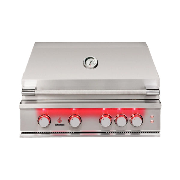 True Flame 32" 4 Burner Gas Grill