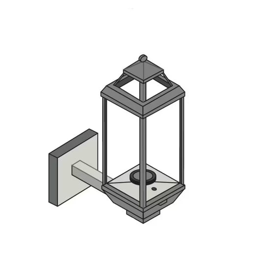 Tempest Lantern Wall Mount Assembly