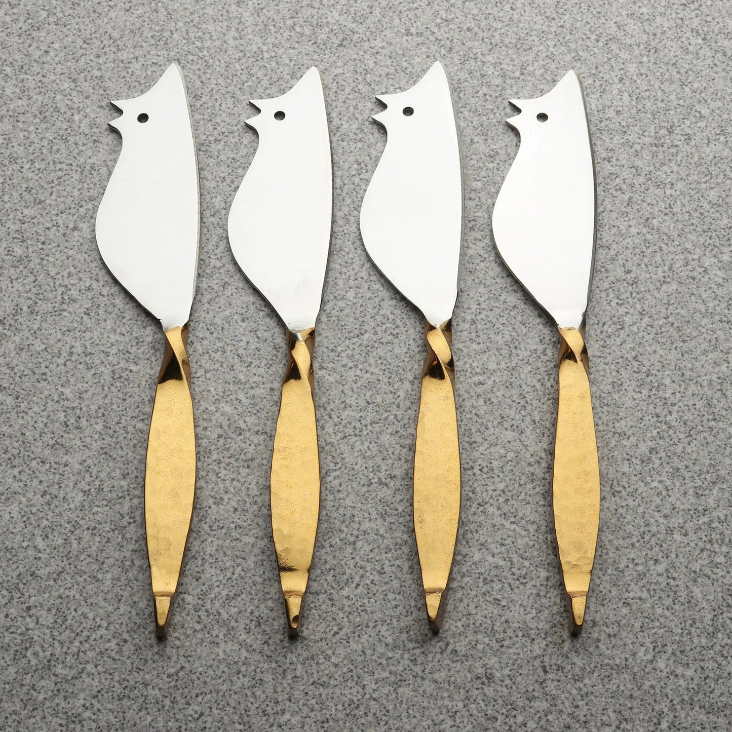 TWISTED URBAN RATONCITO Cheese Spreader and Knife 4 PC. SET