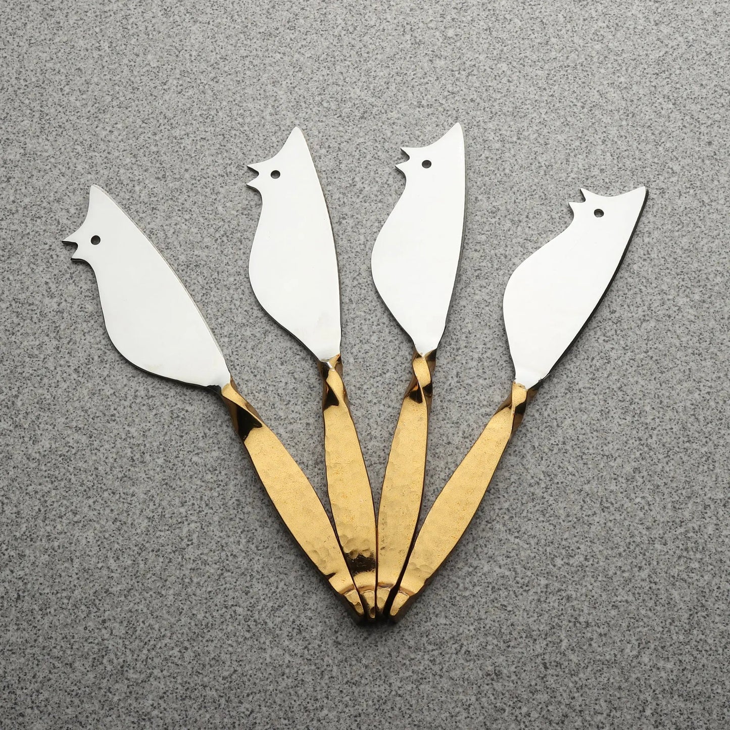 TWISTED URBAN RATONCITO Cheese Spreader and Knife 4 PC. SET