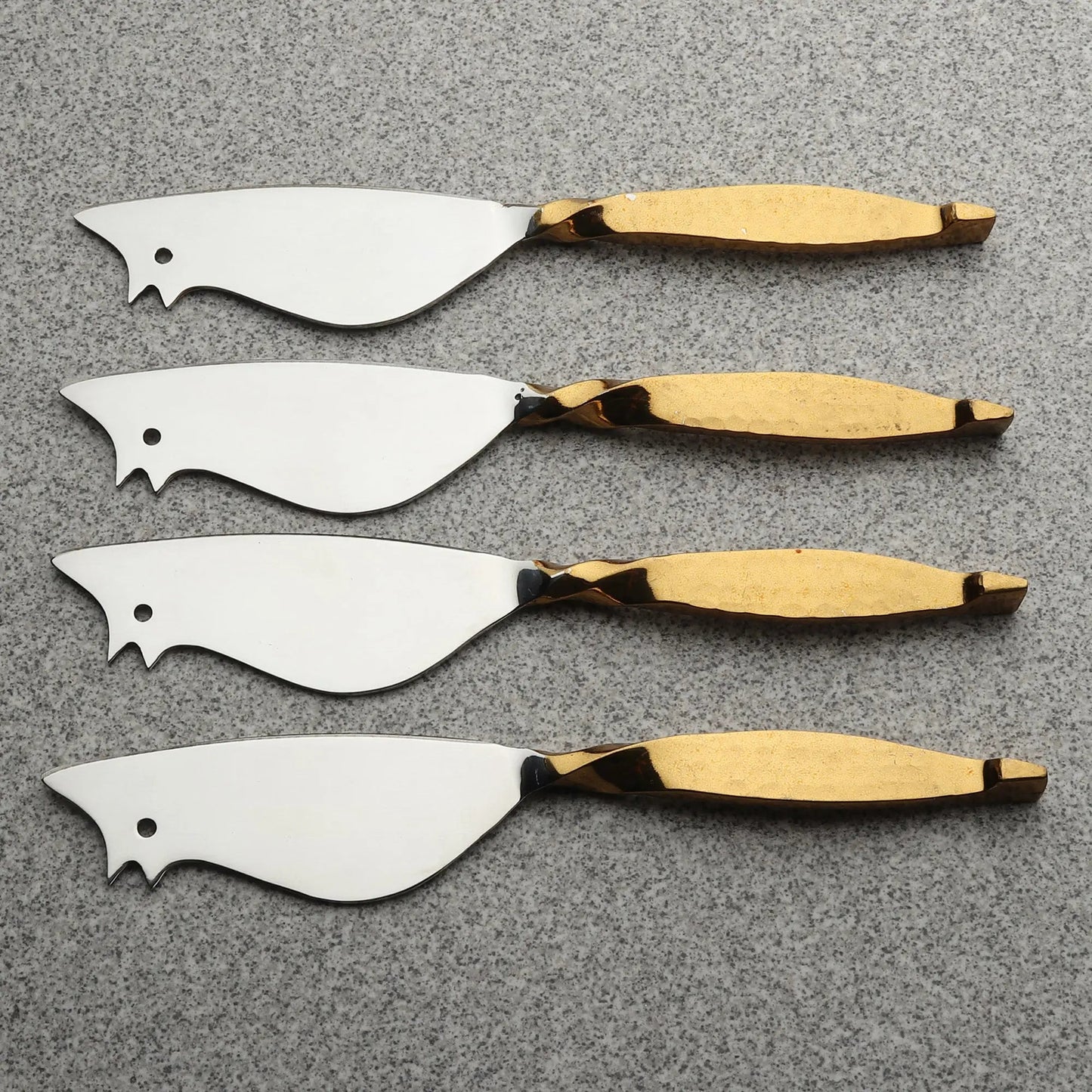 TWISTED URBAN RATONCITO Cheese Spreader and Knife 4 PC. SET