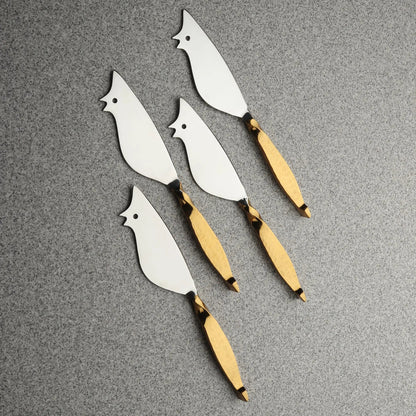 TWISTED URBAN RATONCITO Cheese Spreader and Knife 4 PC. SET