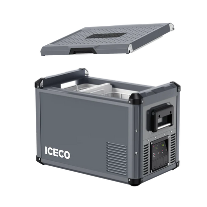 ICECO Dual Zone Portable Freezer - Gray