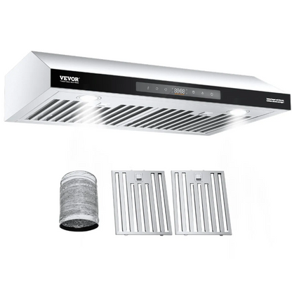 30" Under Cabinet Range Hood Vent 900CFM Gesture & Touch Control
