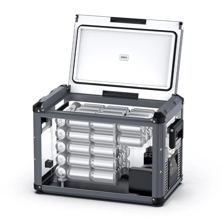 ICECO Dual Zone Portable Freezer - Gray