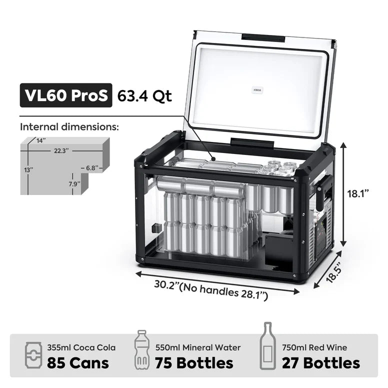 ICECO Single Zone Portable Freezer 60 LT