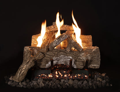 Aged Red Oak Vent Less Log Sets
