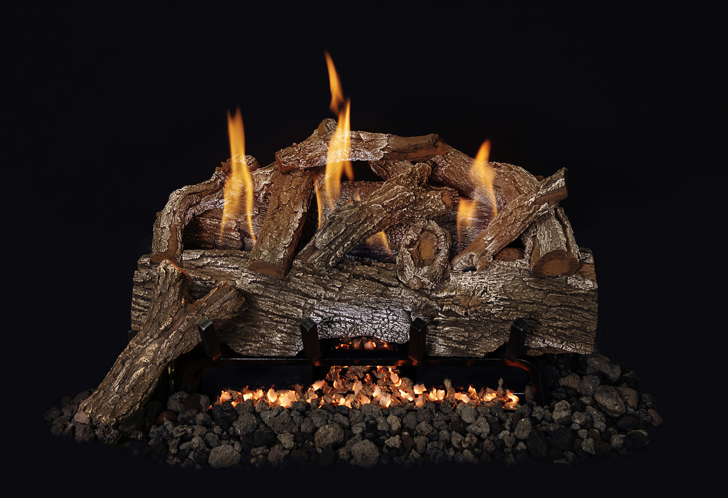 Aged Red Oak Vent Less Log Sets