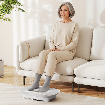 Vibration Plate Exercise Machine for Lymphatic Drainage and Weight Loss with 10 Speed Intensities