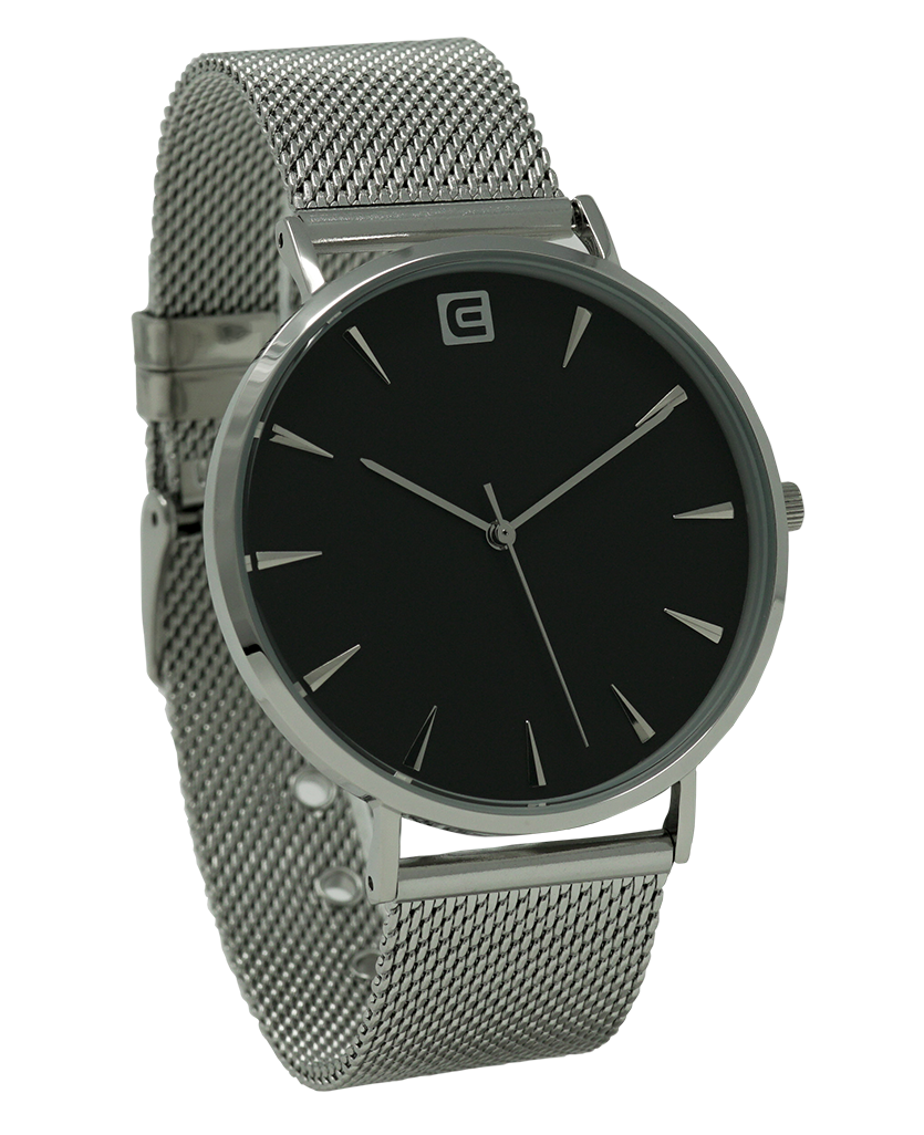 Voyager (Silver/Black) Watch
