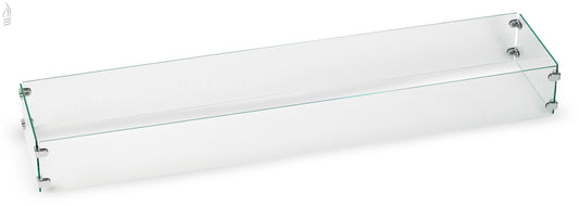 Linear Flame Guard for Round Drop-In Fire Pit Pan