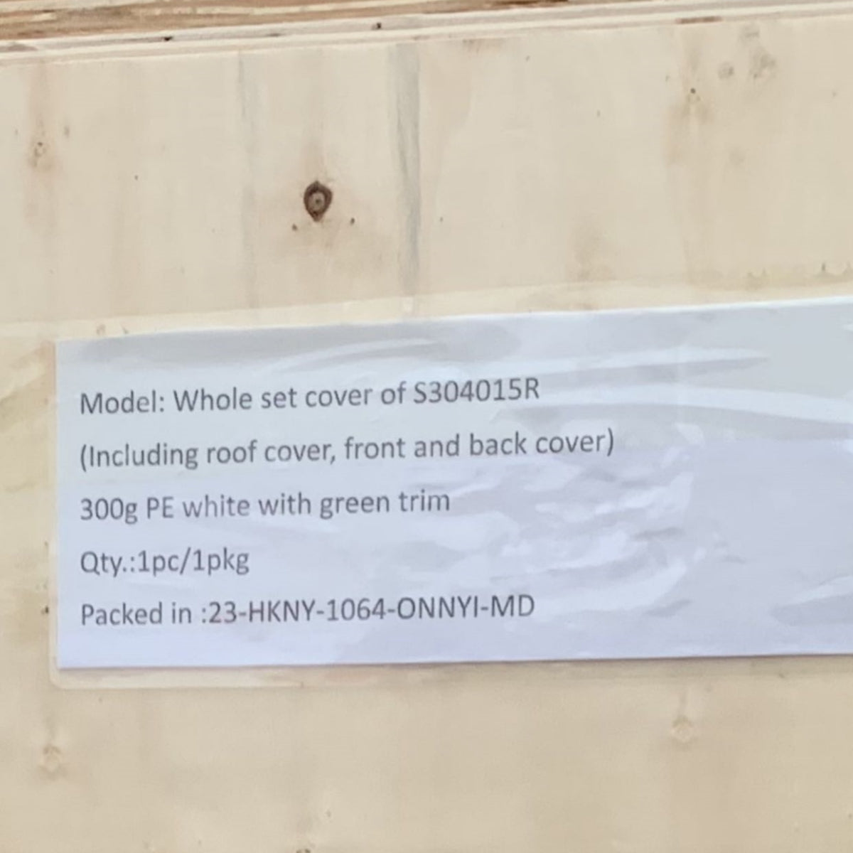 The Whole Set Cover Parts for Storage Shelter W 30FT x L 40FT x H 15FT