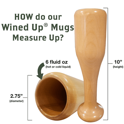 Detroit Tigers "D" Wined Up® | Baseball Bat Wine Mug Collective