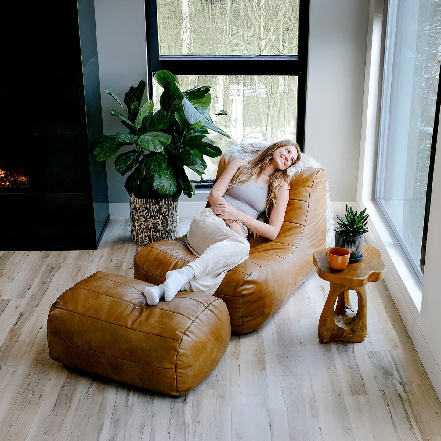 Modora™ Chair and Ottoman Bundle