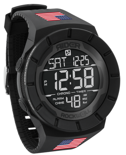 Coliseum Fit™ Flags of The World Edition N-Z (Phantom Black) Watch