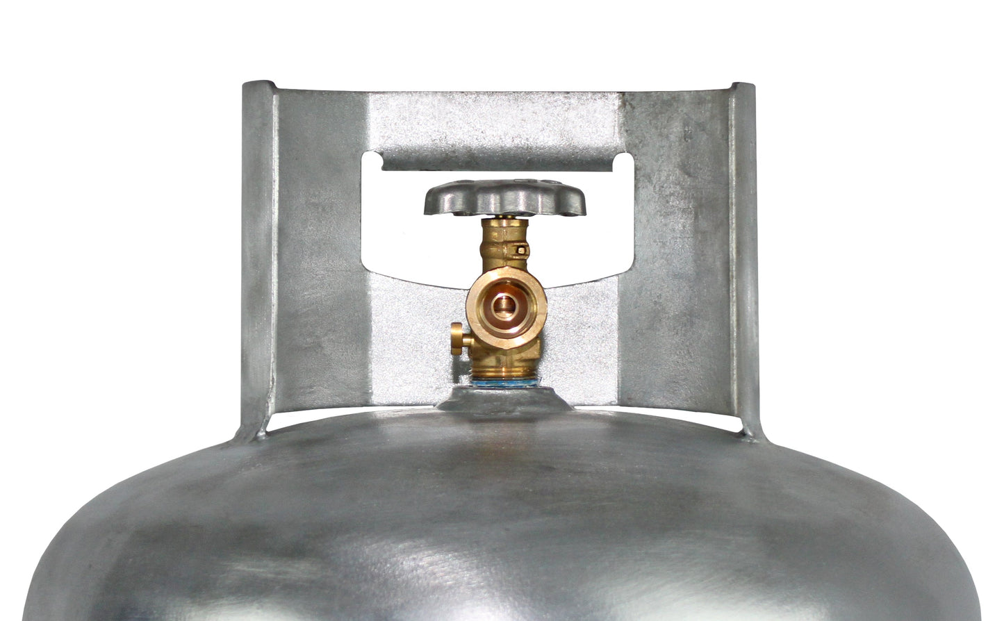 Flame King 100lb Empty Galvanized Propane Tank LP Cylinder with POL Valve
