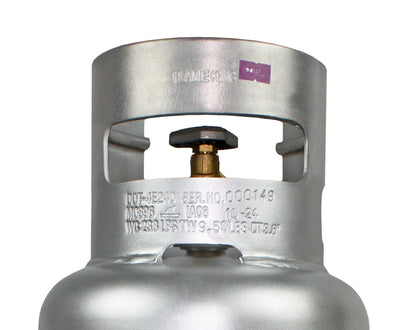 Flame King Lightweight 10lb Aluminum Propane Tank LP Cylinder with OPD