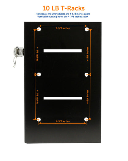 Flame King® T-Racks™ 10lb Propane Tank Mounting Brackets Strap Campervan Overland Vehicles