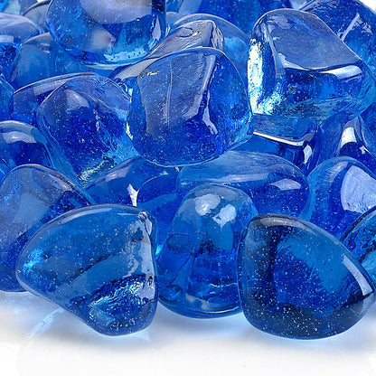 1" Zircon Fire Glass - 10lbs