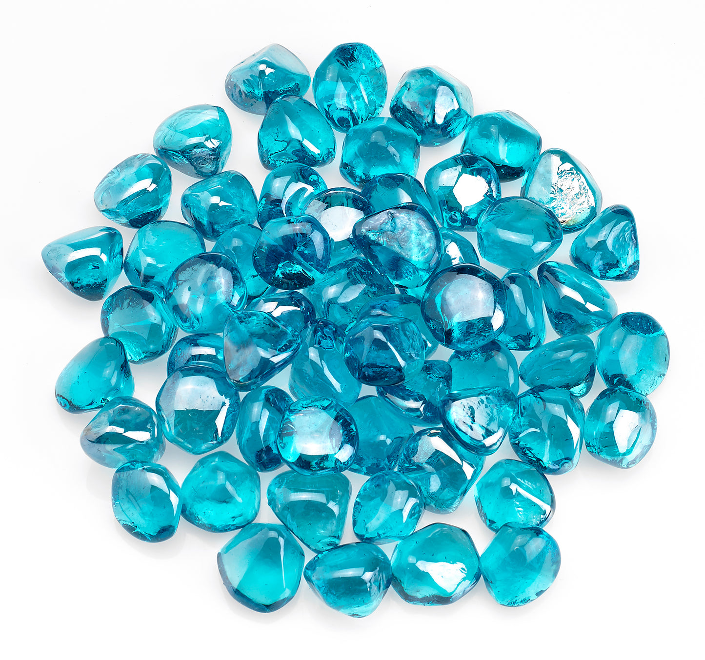 1" Zircon Fire Glass - 10lbs