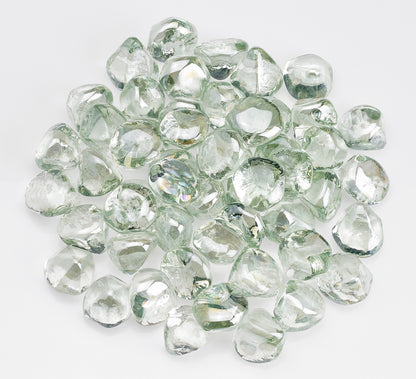 1" Zircon Fire Glass - 10lbs