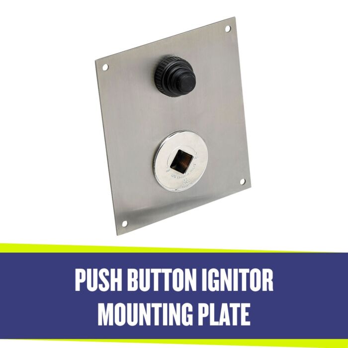 Fire Pit Natural Gas Installation Kit with Chrome Key Valve
