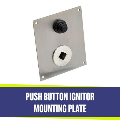 Fire Pit Natural Gas Installation Kit with Chrome Key Valve