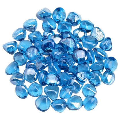 1" Zircon Fire Glass - 10lbs