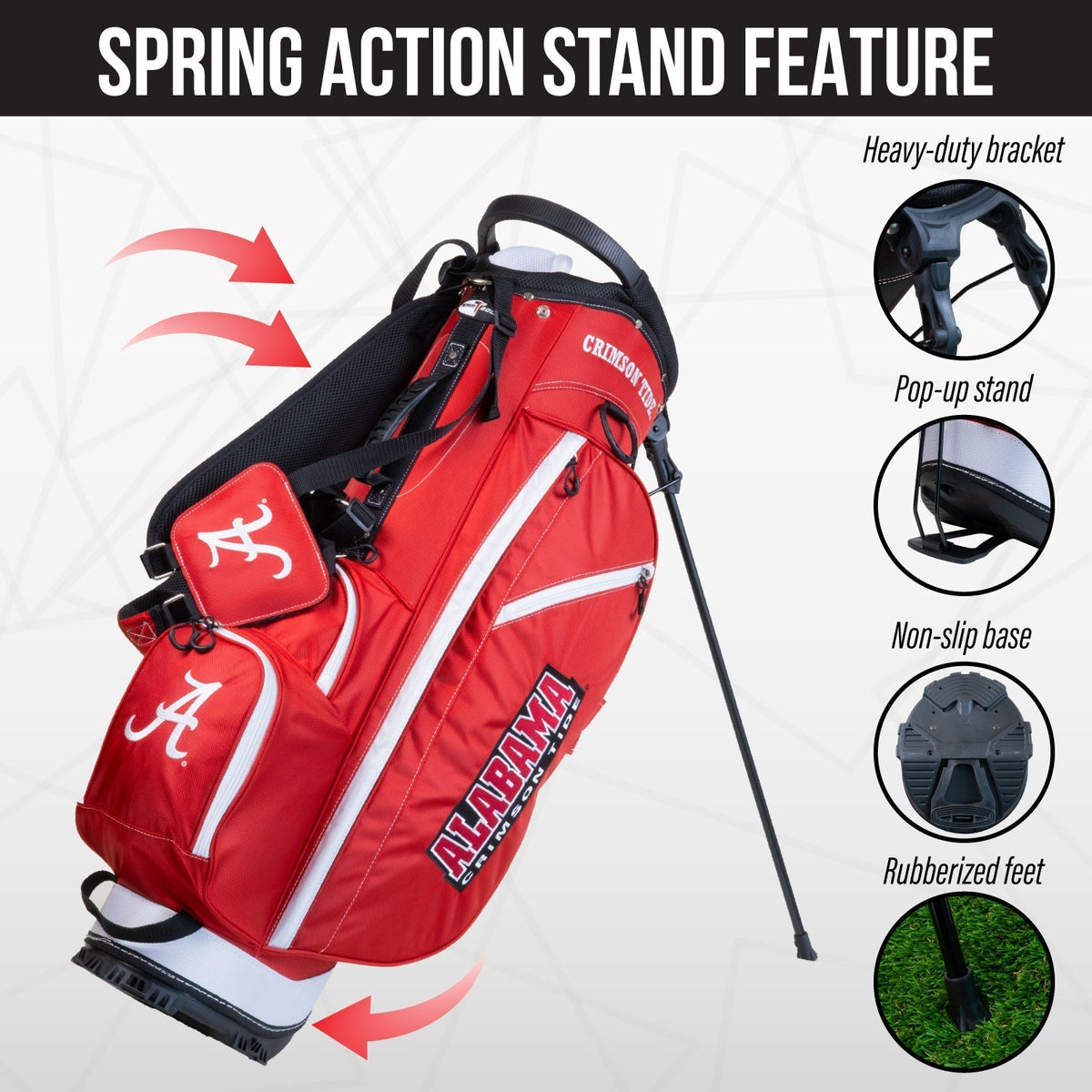 Alabama Crimson Tide Fairway Stand Bag