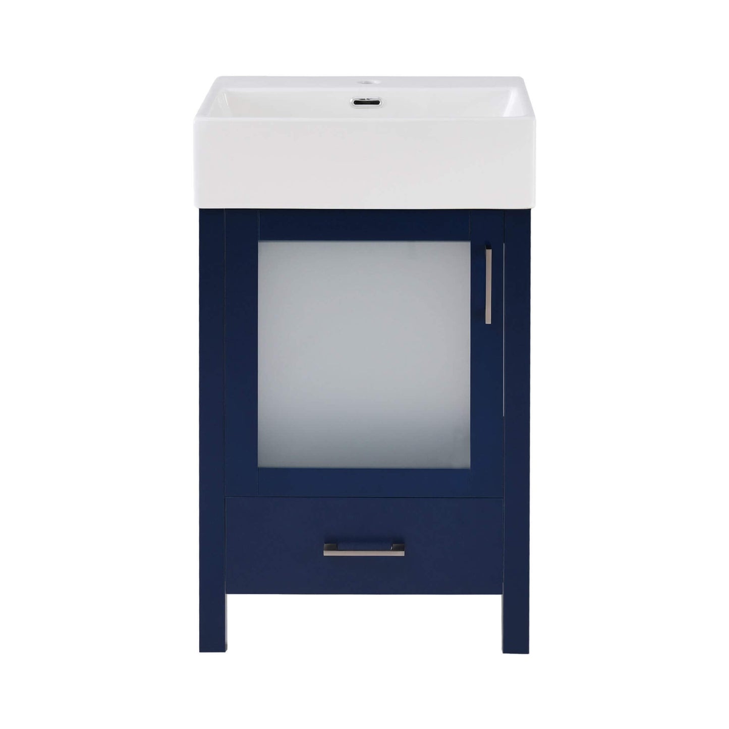 Alora 20-Inch Modern Bathroom Vanity With Ceramic Sink And Storage Cabinet