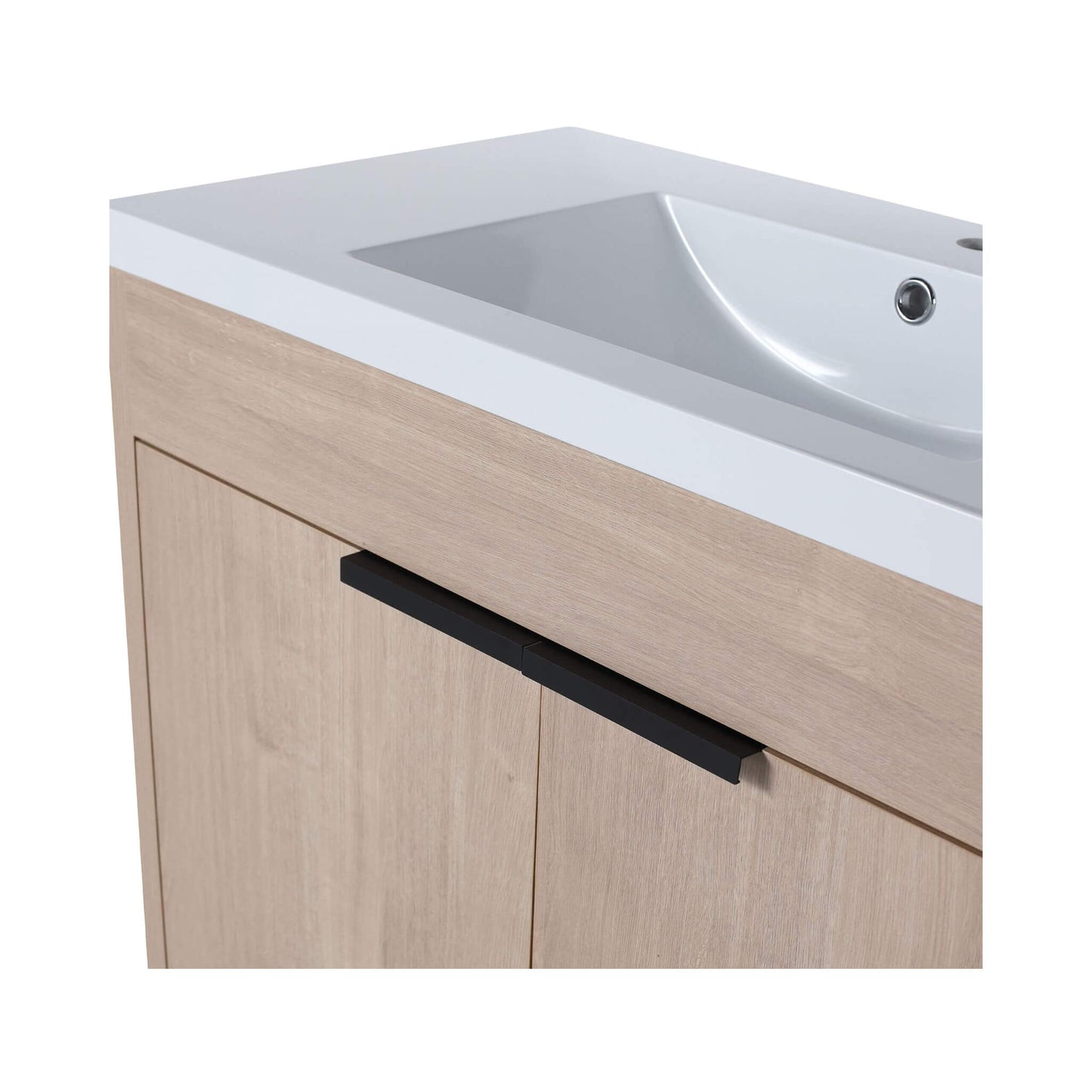 Alora 36-Inch Freestanding Bathroom Vanity With White Resin Sink
