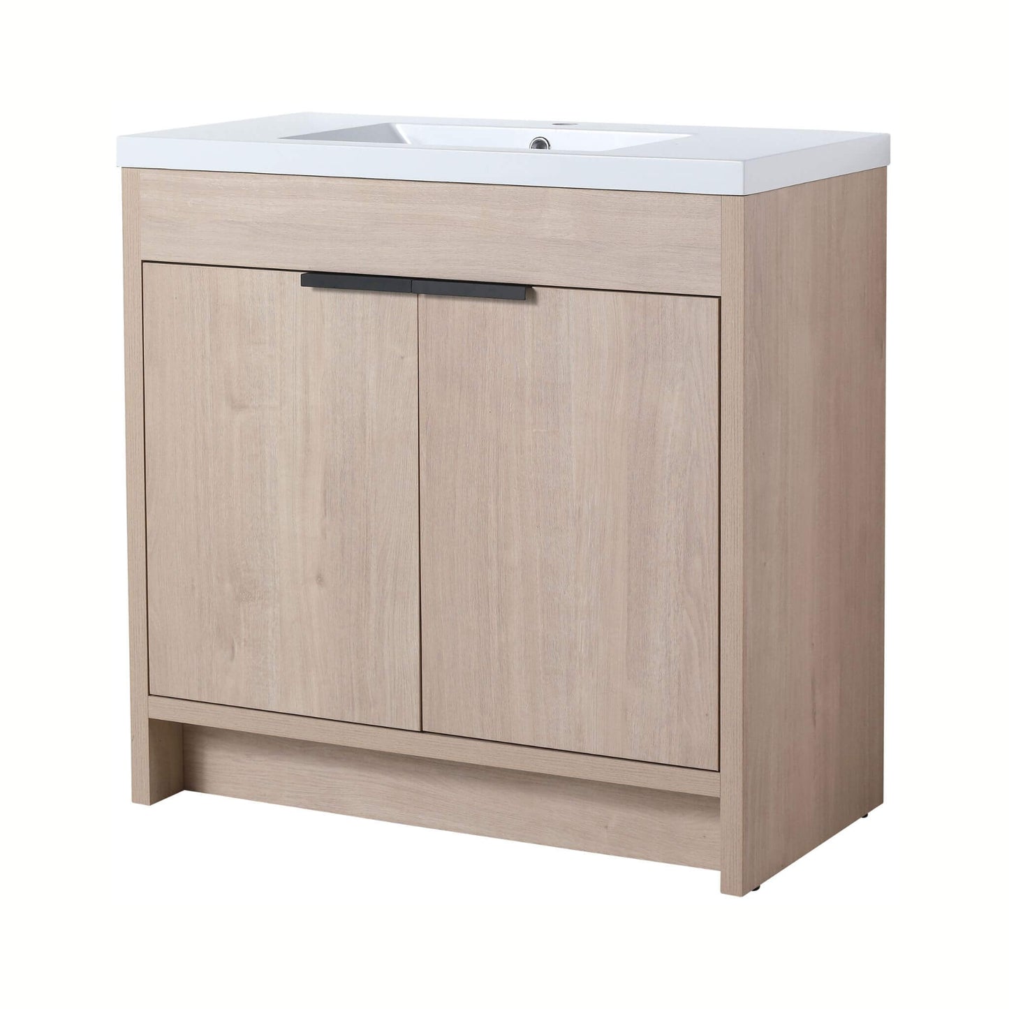 Alora 36-Inch Freestanding Bathroom Vanity With White Resin Sink