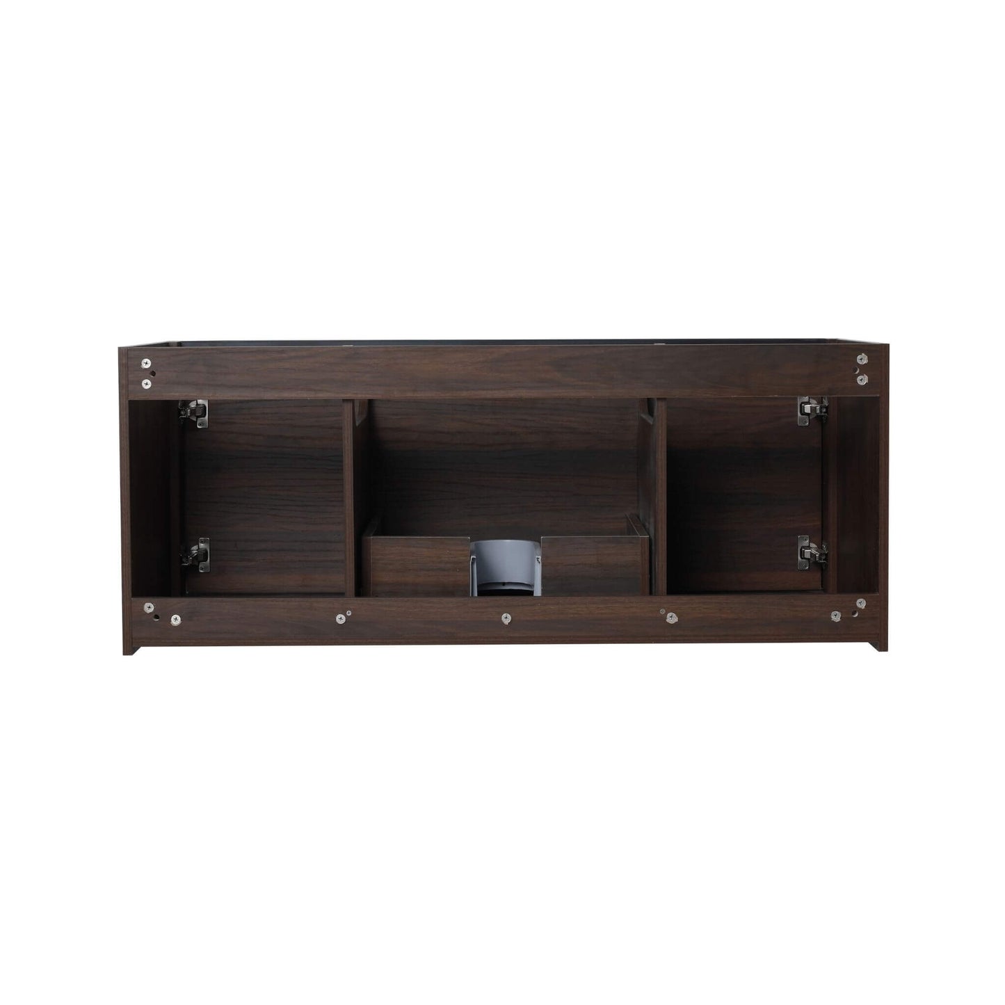 Alora Floating Walnut Bathroom Vanity With Resin Sink Soft Close Doors