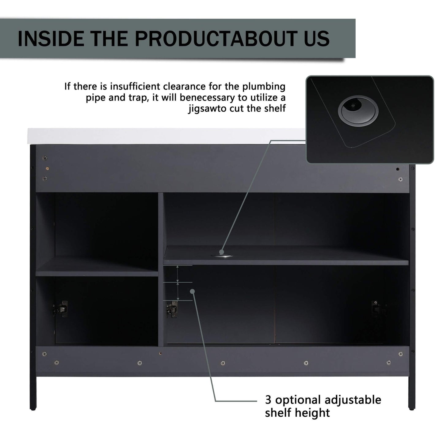 Alora 48-Inch Modern Light Coffee Freestanding Vanity With Resin Sink
