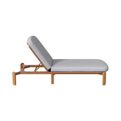 Alora Adjustable Outdoor Chaise Lounge with Reclining Backrest