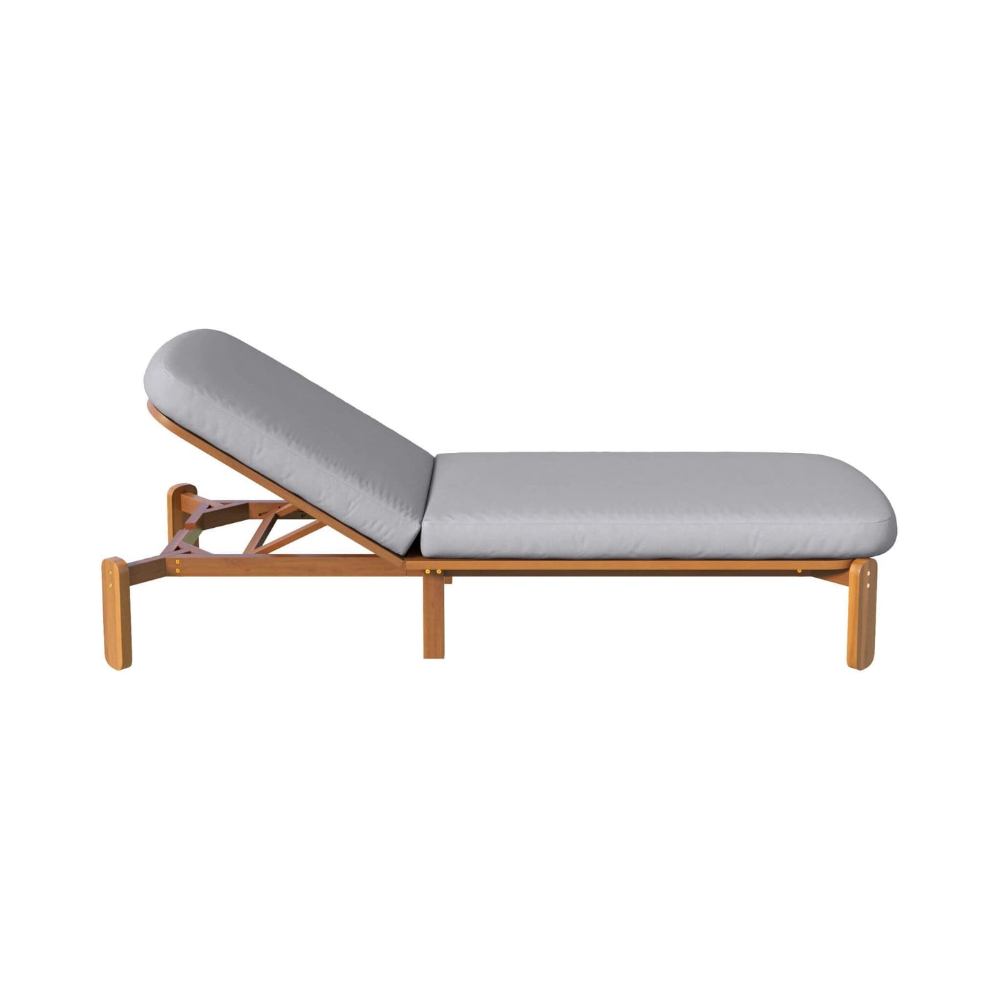 Alora Adjustable Outdoor Chaise Lounge with Reclining Backrest