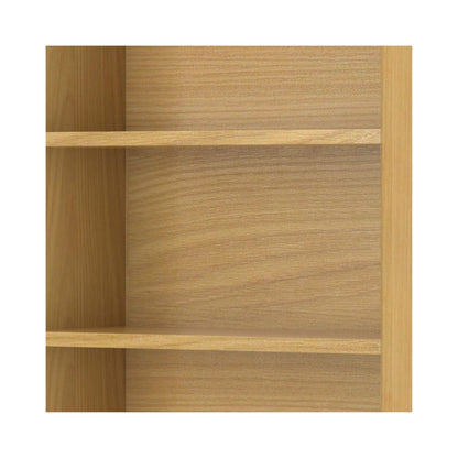 Alora Banting Mid-Century Oak Veneer Bookcase With Adjustable Shelves