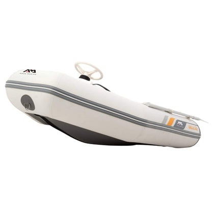 Aqua Marina A-Deluxe 4-Person Inflatable Speed Boat With Comfortable Rowing Seat And Adjustable Center Feet 8FT