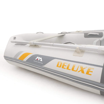 Aqua Marina A-Deluxe 4-Person Inflatable Speed Boat With Comfortable Rowing Seat And Adjustable Center Feet 8FT