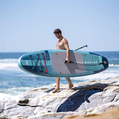 Aqua Marina Beast Advanced All-Around Inflatable SUP With Carbon Hybrid Paddle 10FT