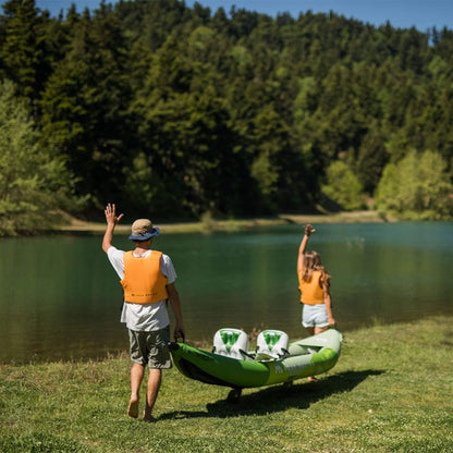 Aqua Marina Betta 2-Person Inflatable Recreational Kayak With Paddles 14FT