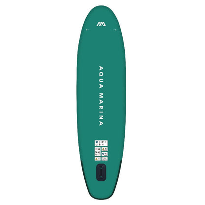 Aqua Marina Breeze Green Compact Inflatable SUP With Drop Stitch Light Technology 9FT