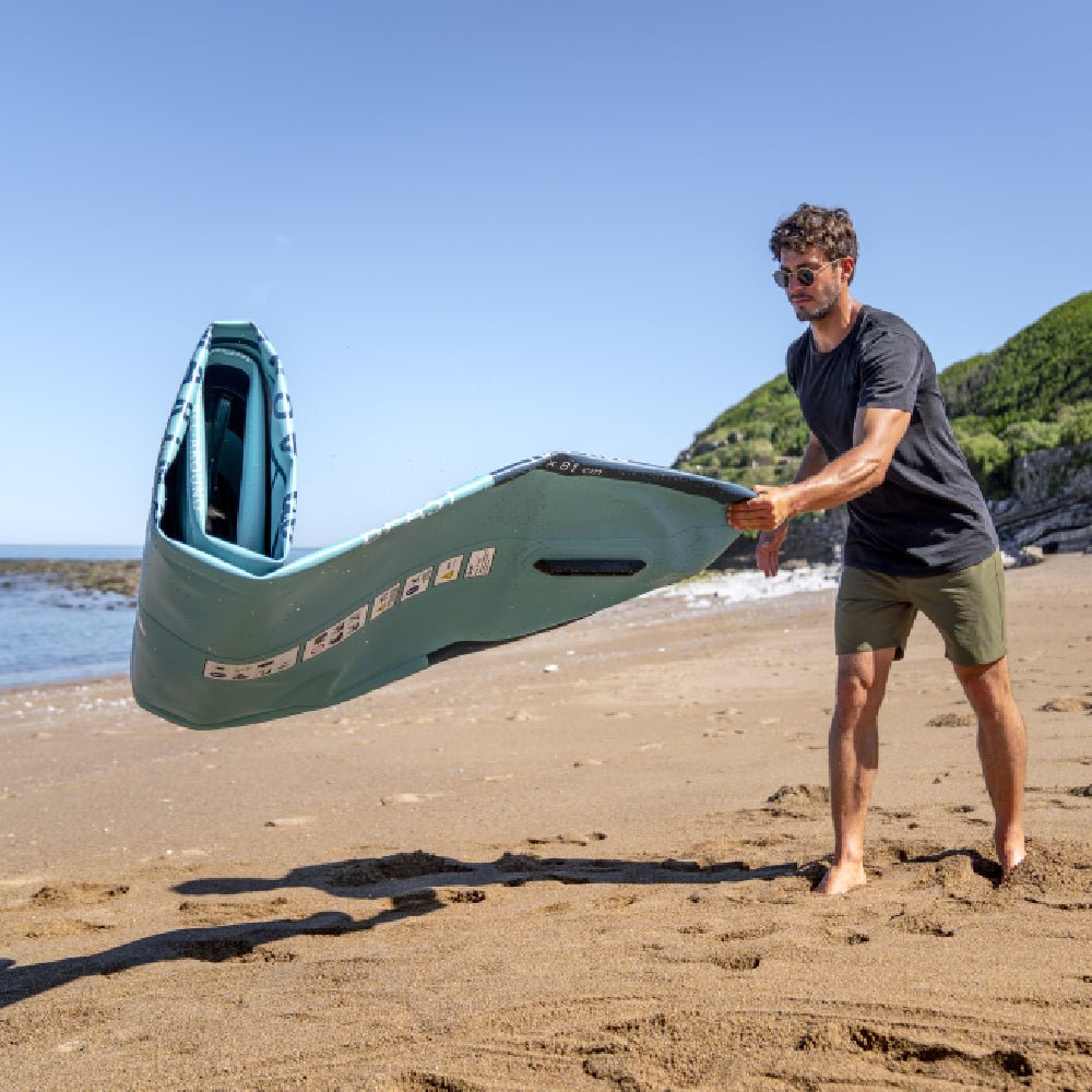 Aqua Marina Breeze Green Compact Inflatable SUP With Drop Stitch Light Technology 9FT