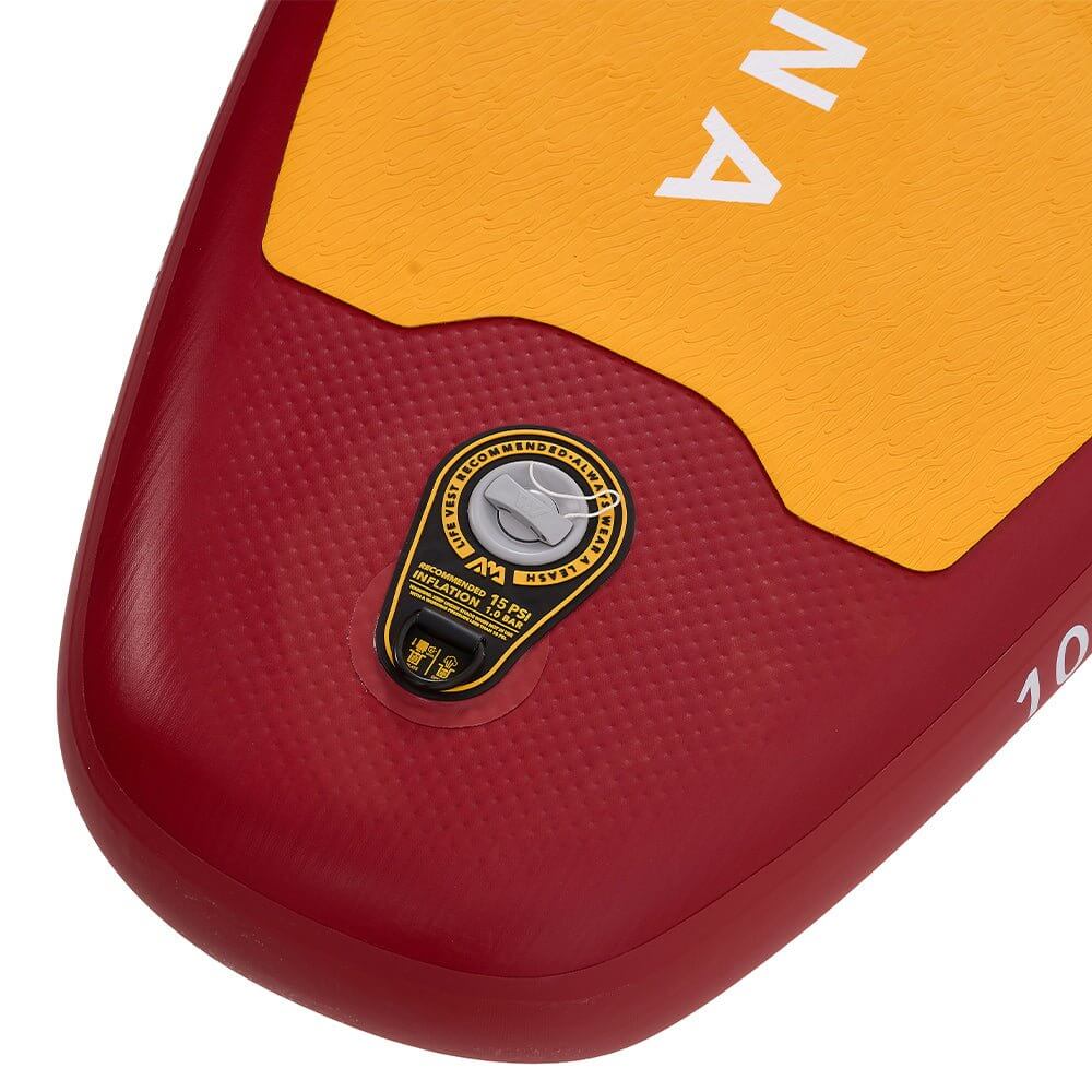 Aqua Marina Fusion Premium All-Around SUP W/ Durable PVC Rail Layers & Grooved EVA Footpad 10FT