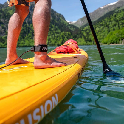 Aqua Marina Fusion Premium All-Around SUP W/ Durable PVC Rail Layers & Grooved EVA Footpad 10FT