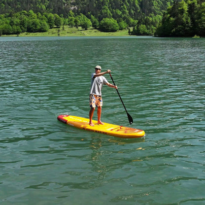 Aqua Marina Fusion Premium All-Around SUP W/ Durable PVC Rail Layers & Grooved EVA Footpad 10FT