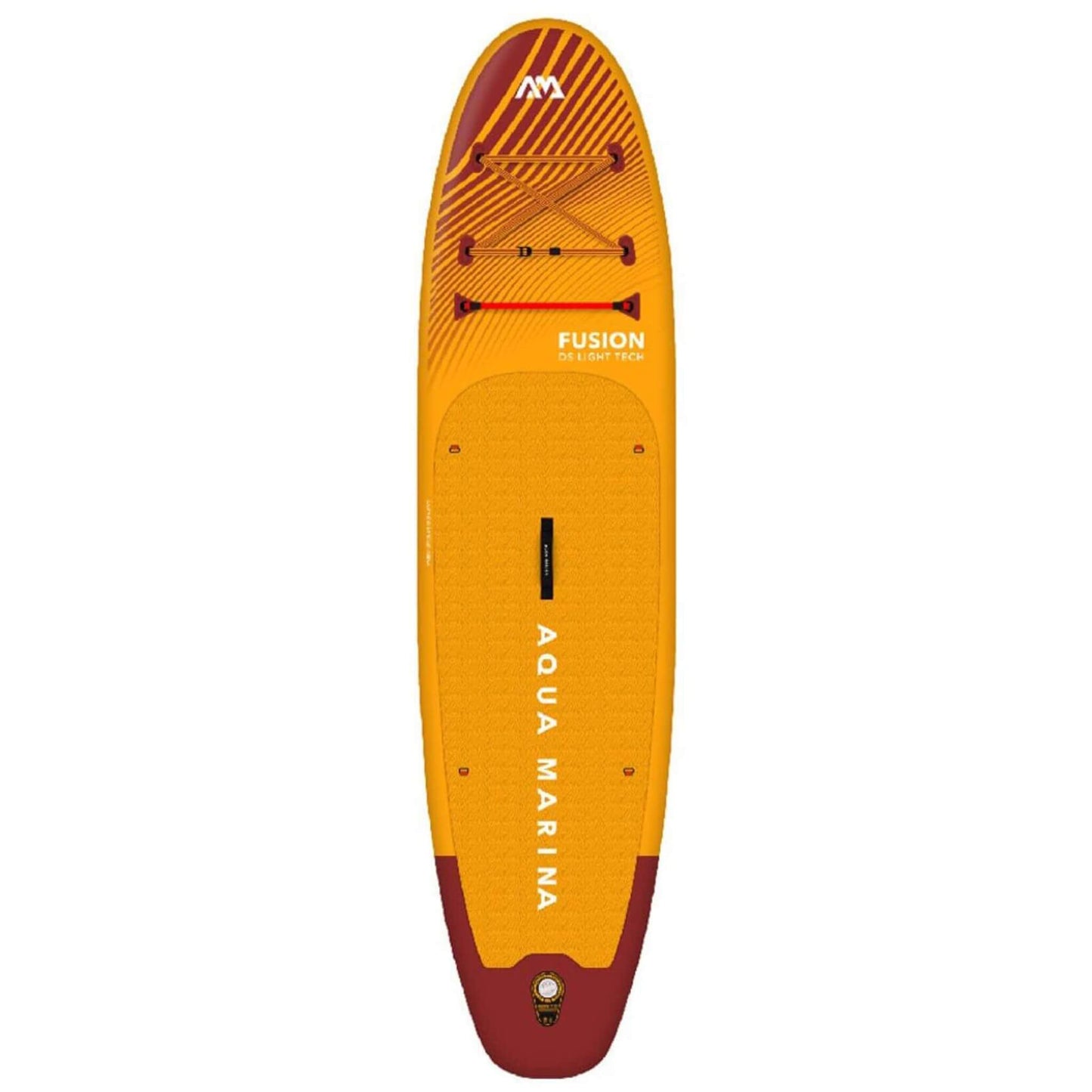 Aqua Marina Fusion Premium All-Around SUP W/ Durable PVC Rail Layers & Grooved EVA Footpad 10FT